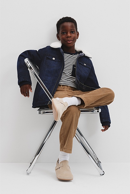 Padded Denim Jacket