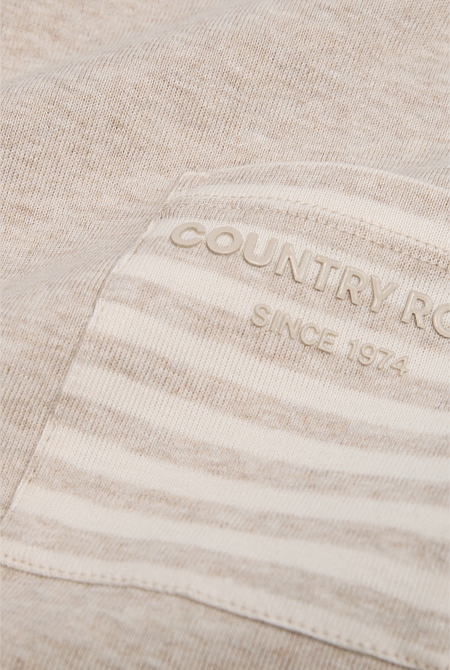 Cotton Long Sleeve Pocket T-Shirt