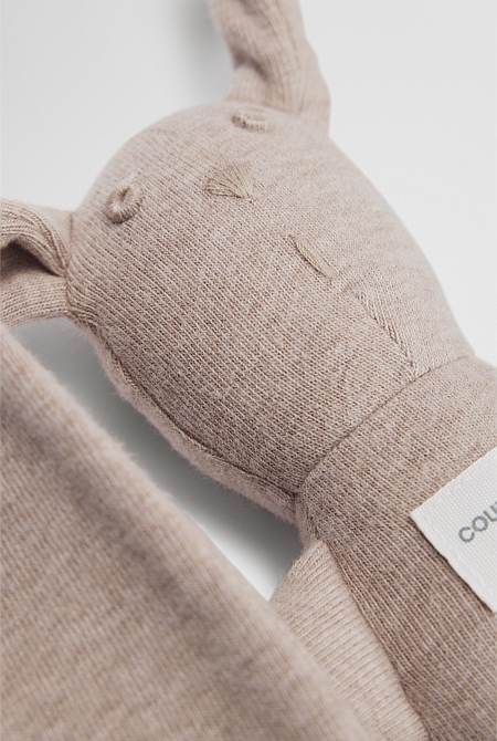 Organically Grown Cotton Blend Rib Stripe Bunny