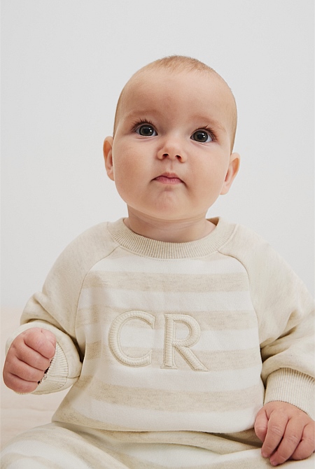 Organically Grown Cotton Logo Oversized Jumpsuit