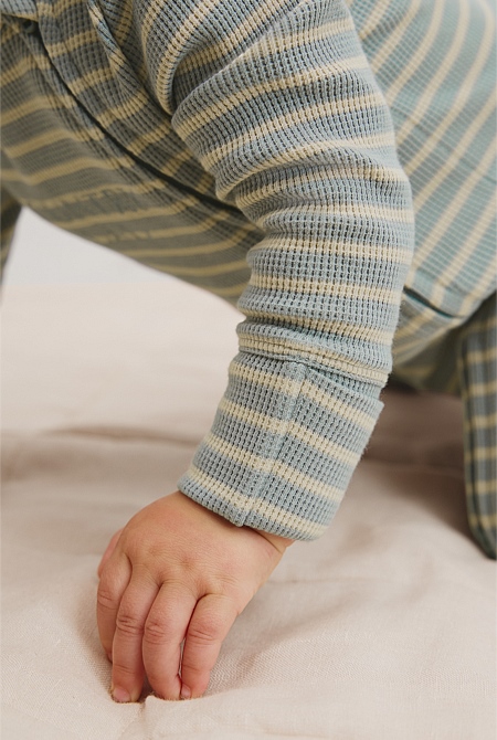 Organically Grown Cotton Waffle Jumpsuit