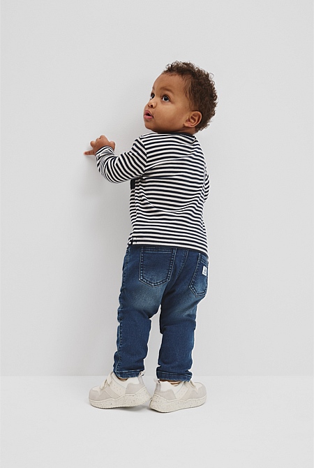 Cotton Long Sleeve Pocket T-Shirt