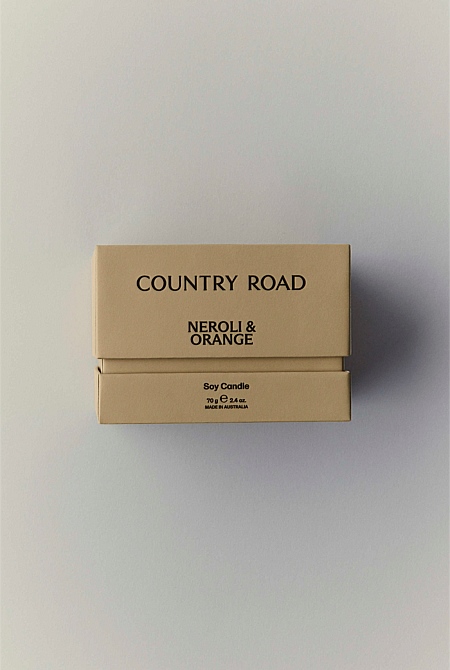 Australian Made Neroli & Orange Candle 70g