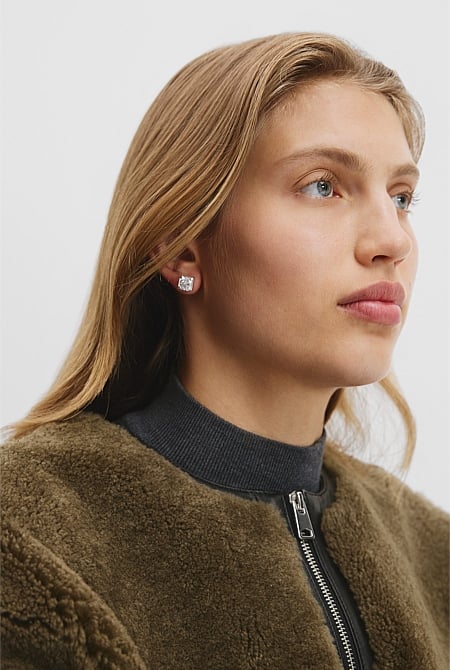 Crystal Stud Earring