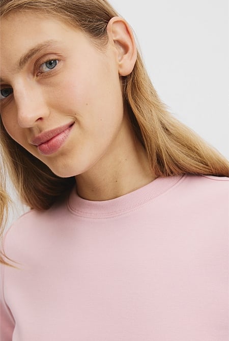 Australian Cotton Long Sleeve Slim Fit T-Shirt