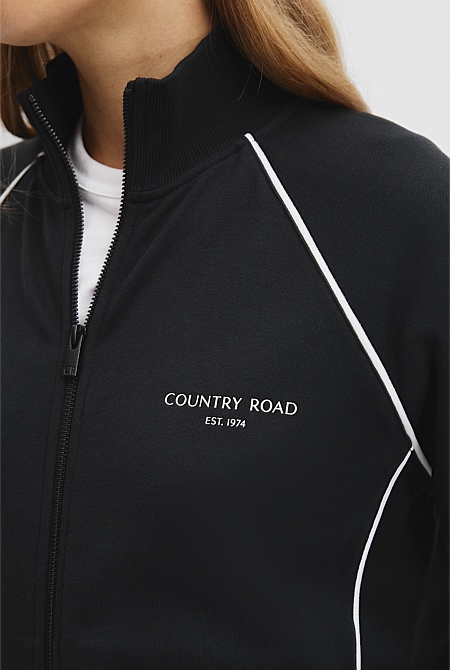 Australian Cotton Zip Track Jacket