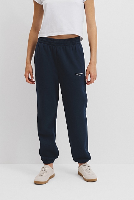 Australian Cotton Logo Track Pant