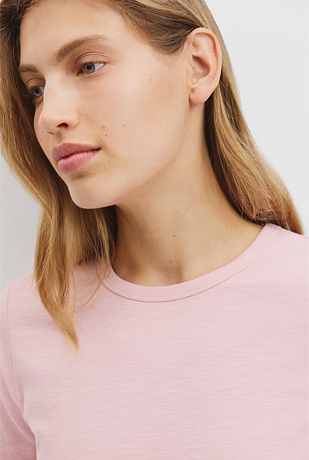 Australian Cotton Slub Short Sleeve T-Shirt