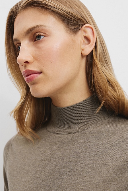 Australian Merino Wool Silk Short Sleeve Knit