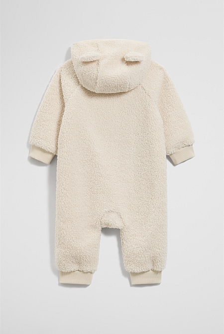 Sherpa Hooded Jumpsuit