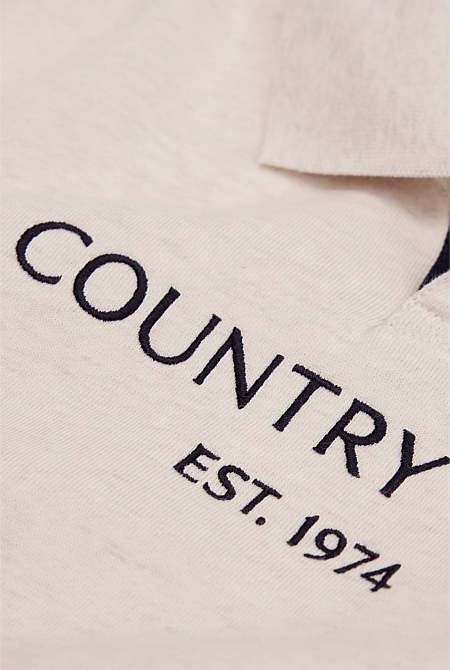 Organically Grown Cotton Collared Sweat