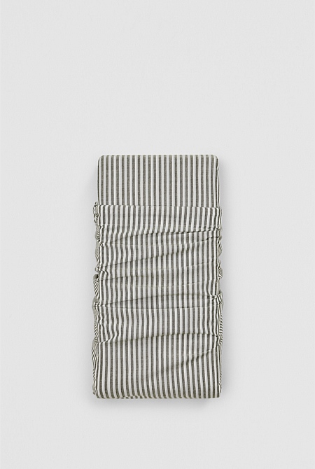 Brae Australian Cotton Stripe King Fitted Sheet