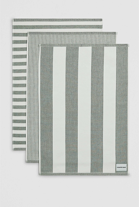 Isa Australian Cotton Tea Towel Pack of 3