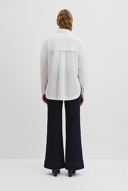 Organically Grown Cotton Poplin Shirt