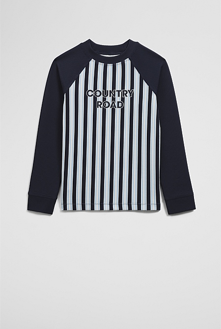 Stripe Logo Rash Vest