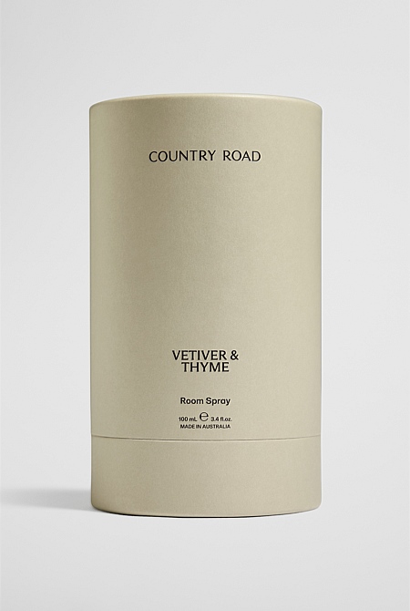 Australian Made Vetiver & Thyme Room Spray 100ml
