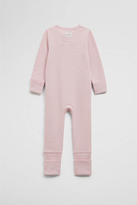 Organically Grown Cotton Waffle Jumpsuit