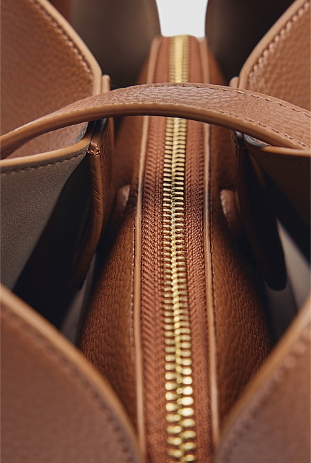 Mini Middle Zip Crossbody Bag
