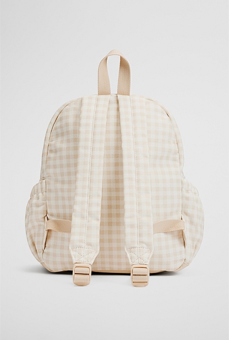 Gingham Backpack