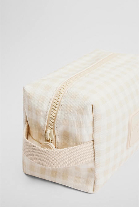 Gingham Wash Bag