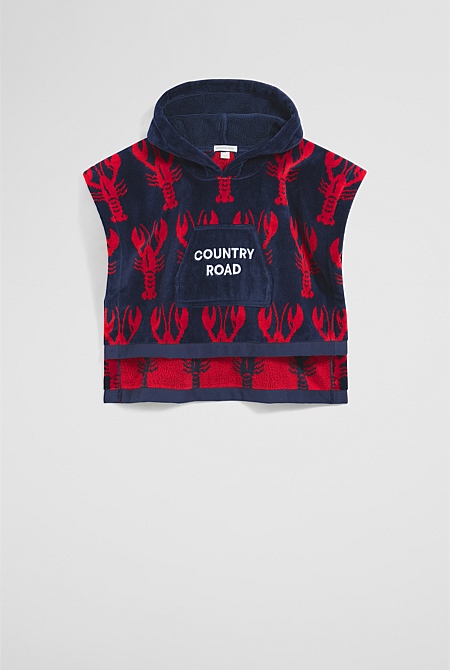 Australian Cotton Lobster Poncho