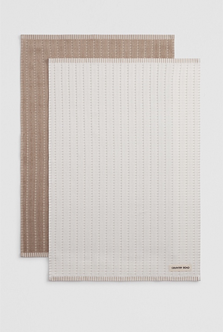 Mira Australian Cotton Tea Towel Pack of 2
