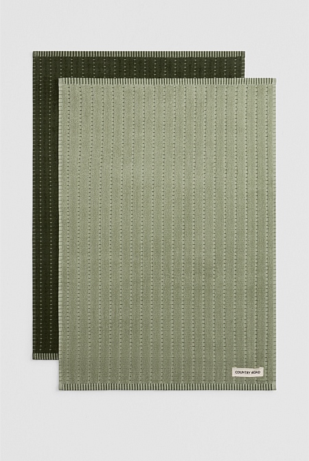 Mira Australian Cotton Tea Towel Pack of 2