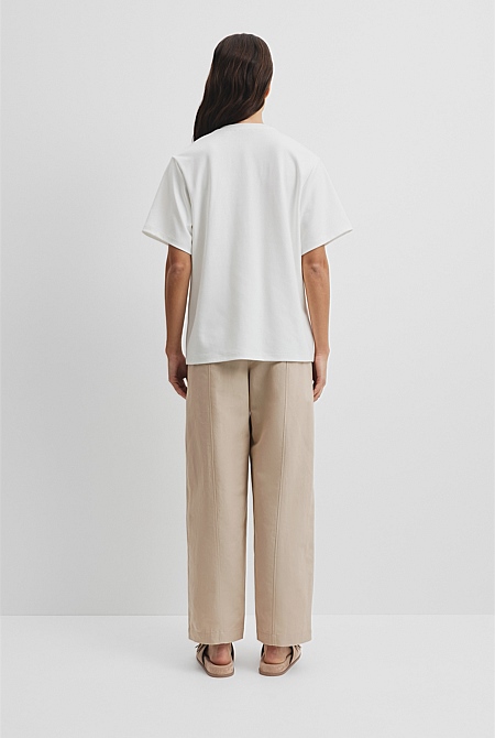 V-Neck Longline T-Shirt
