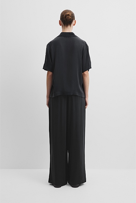 Short Sleeve Cupro Shirt