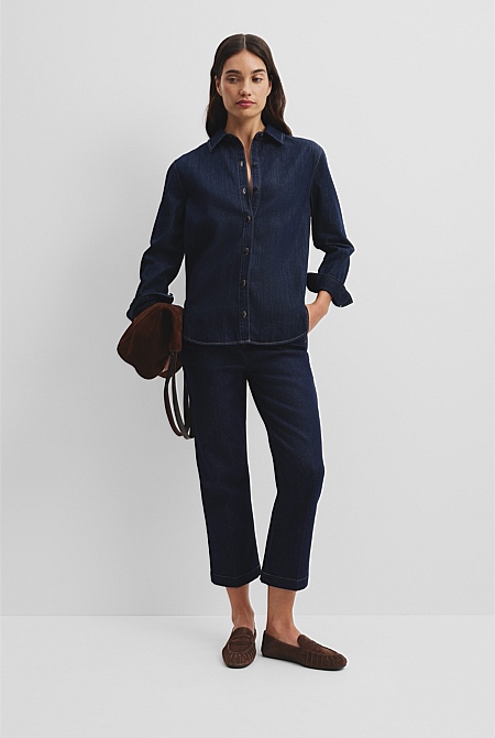 Long Sleeve Denim Shirt