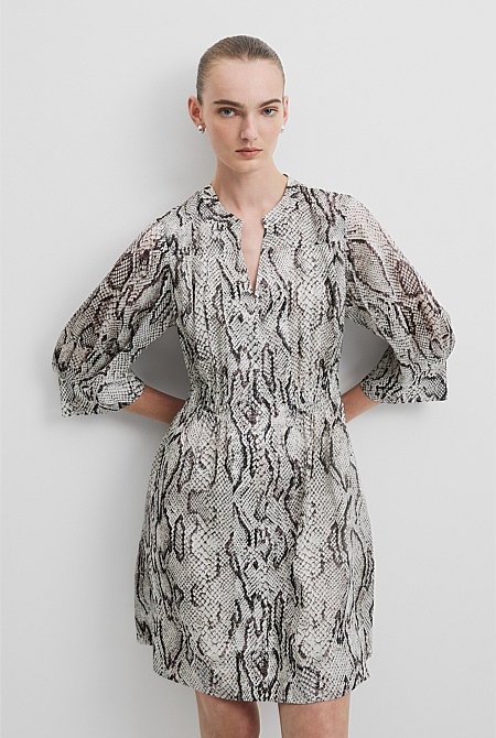 Print Mini Dress