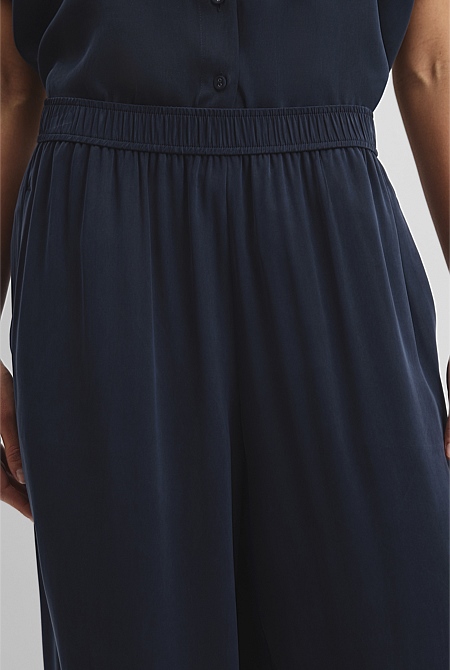 Pull On Cupro Pant
