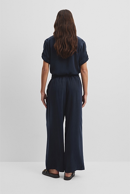 Pull On Cupro Pant