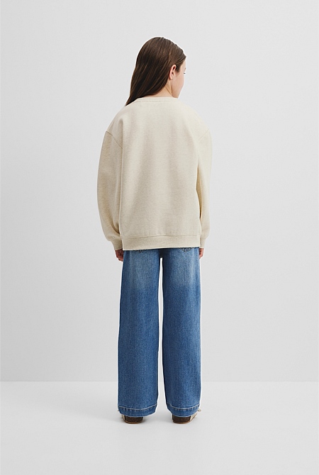 Australian Cotton Oversized Country Road Logo Sweat