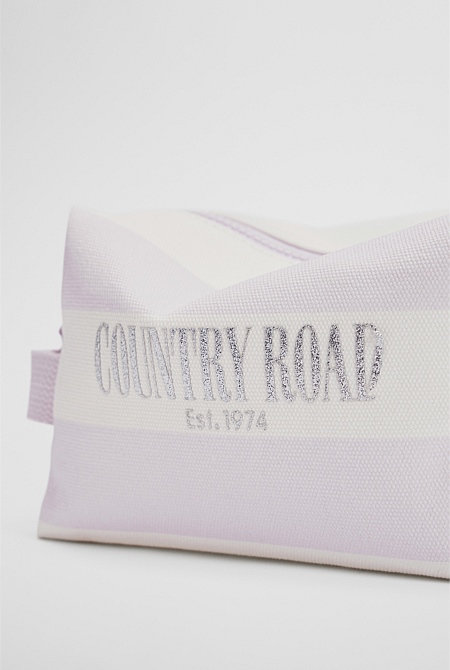 Stripe Wash Bag