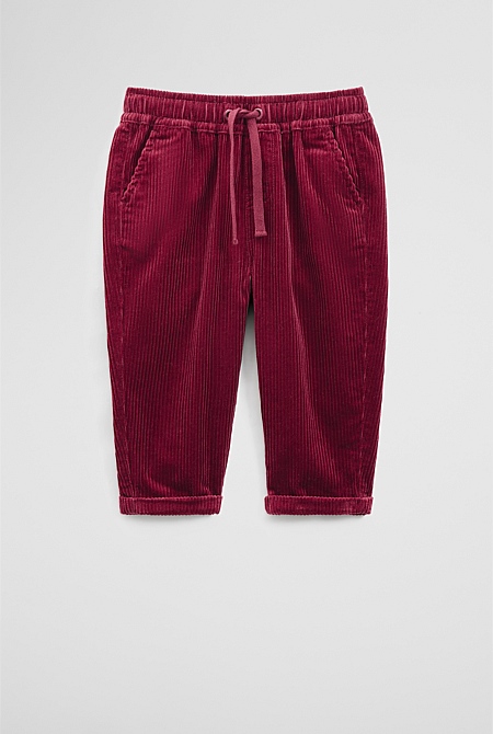 Organically Grown Cotton Corduroy Pant
