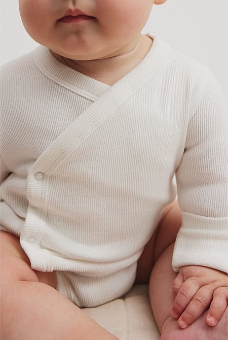 Kimono Long Sleeve Bodysuit