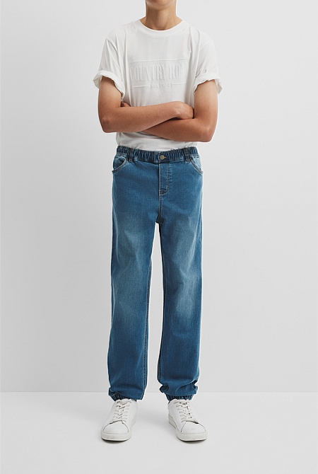 Teen Denim Jogger
