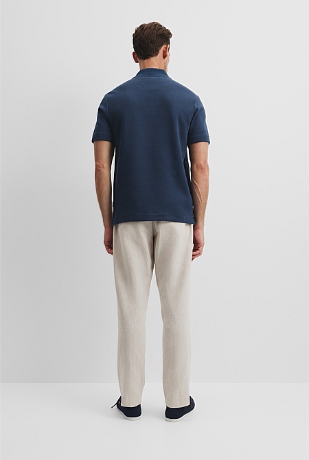 Australian Cotton Waffle Polo