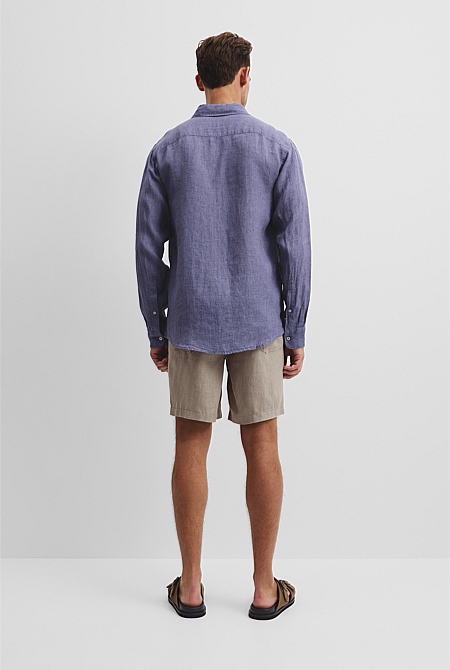 Regular Fit Organically Grown Linen Shirt