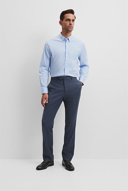 Slim Fit Stretch Cotton Shirt