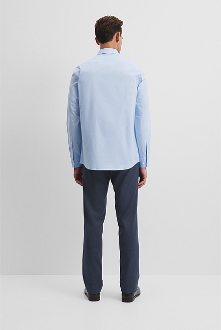 Slim Fit Stretch Cotton Shirt