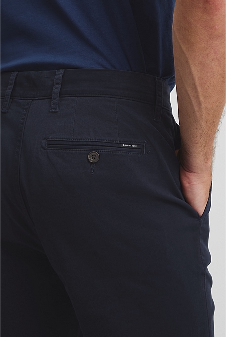 Australian Cotton Tapered Fit Stretch Chino