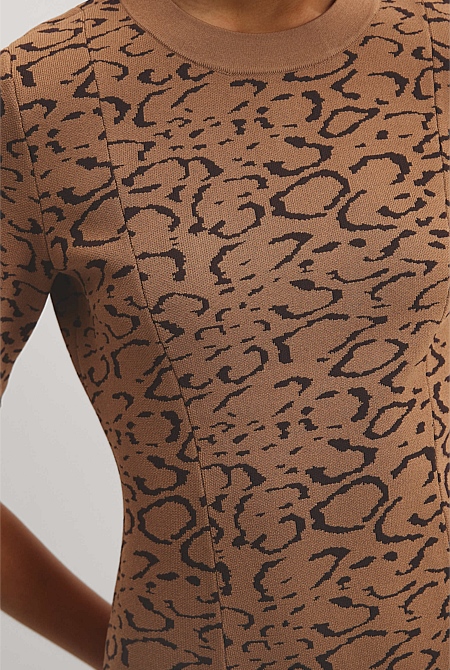 Compact Knit Mini Dress Compact Knit Mini Dress