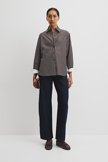 Australian Cotton Classic Stripe Shirt