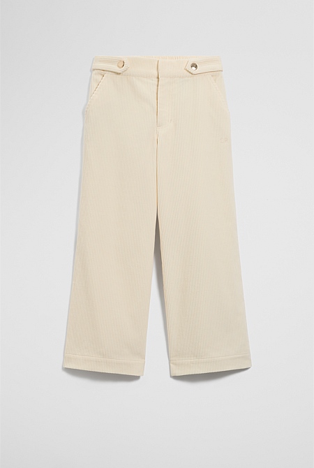 Organically Grown Cotton Wide Leg Cord Pant