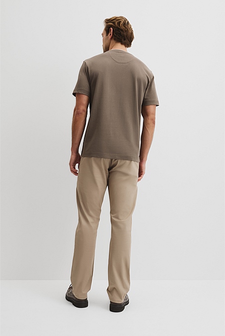 Australian Cotton CR Logo Tipped T-Shirt
