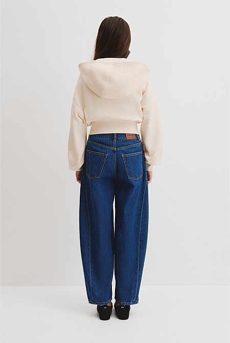 Teen Cropped Zip Through Jacket