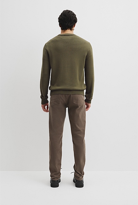 Australian Good Earth Cotton Crew Neck Knit