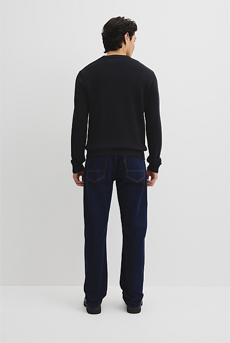 Australian Good Earth Cotton Crew Neck Knit